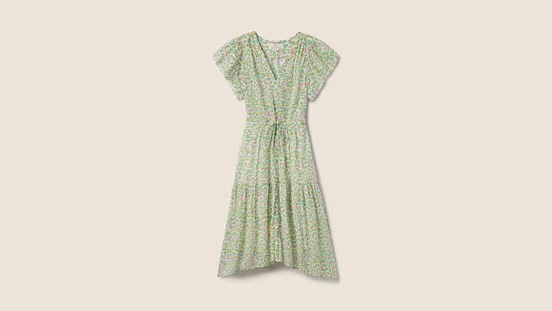 TROVATA - Kristi Dress in Spring Ivy - always on vacation